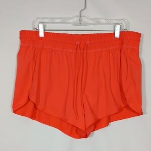 NWT L.L. Bean Women's Hot Coral Upf 50 Knit Swim Shorts Size XL